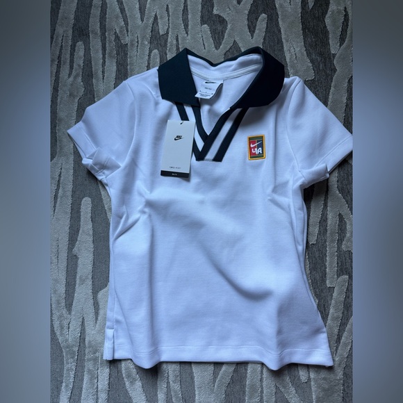 Nike Tops - Nike x YOON Women's Short-Sleeve Athletic Polo Shirt White FZ0276-100